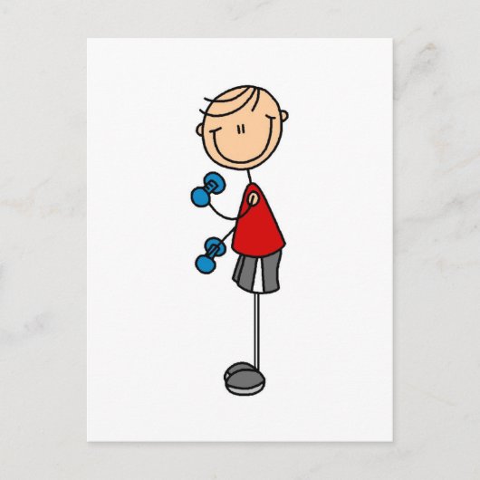 Hefgewicht T-shirts en cadeaus Briefkaart (Voorkant)