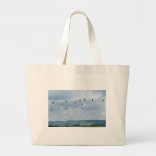 Hefschroefvliegtuigen Grote Tote Bag