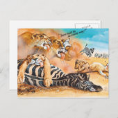 Heftig leven briefkaart (Voorkant / Achterkant)