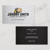 Heftruck verhuur Visitekaartjes (Voorkant / Achterkant)