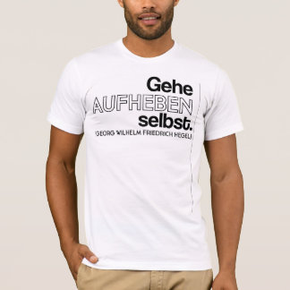 Hegel Aufheben T T-shirt