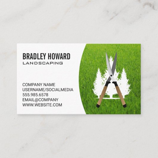 Heggeschaar | Tuingereedschap | Bomen Visitekaartje (Voorkant)