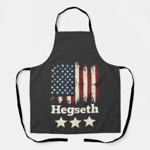 Hegseth Trump Administratie Amerikaanse vlag Schort