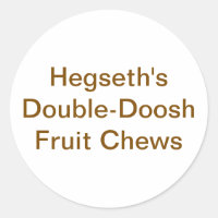 Hegseth's Fruit-Doosh Hankamer Artjunkhaus Lekker!