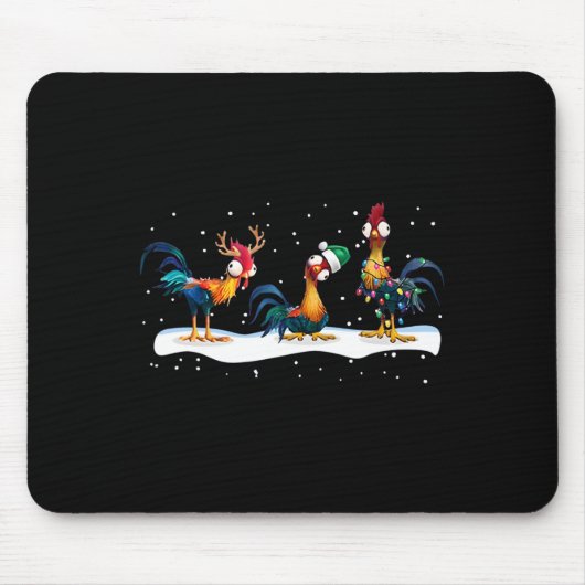 Hei Hei Kip Kerst - Uni Muismat (Voorkant)