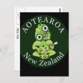Hei Tiki Ukulele Aotearoa-Briefkaart Briefkaart (Voorkant / Achterkant)