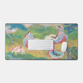Heian Elysium: Ladies in a Spring Meadow Bureaumat (Keyboard & Muis)