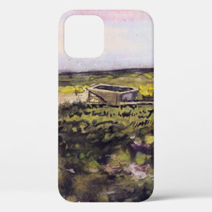 Heide met een kruiwagen door Vincent van Gogh iPhone 12 Hoesje