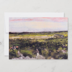 Heide met kruiwagen door Vincent van Gogh