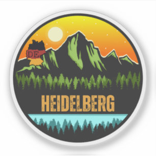 Heidelberg, Baden-Württemberg Duitsland Sticker