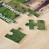 Heidelberg Castle in het Duits en Duits Gezegde Legpuzzel (Zijkant)