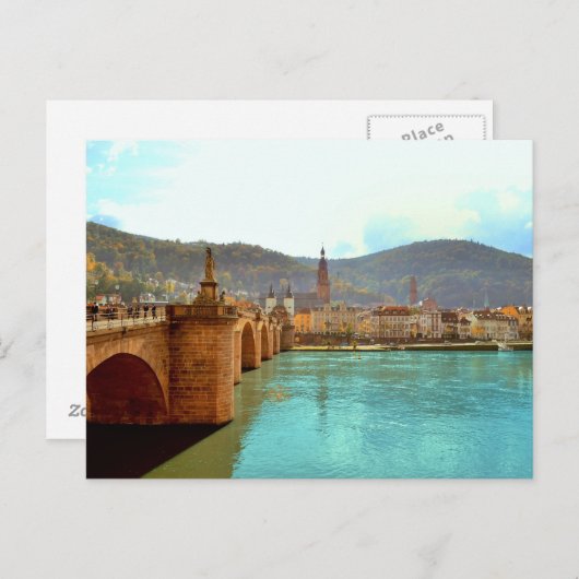 Heidelberg, Duitsland Briefkaart (Voorkant / Achterkant)