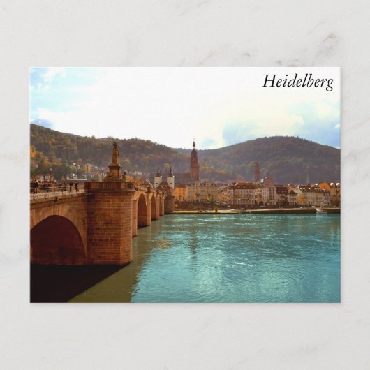 Heidelberg, Duitsland Briefkaart (Voorkant)