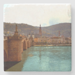 Heidelberg, Duitsland Stenen Onderzetter