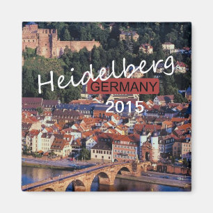 Heidelberg Germany Souvenir Magnet Change Year Magneet