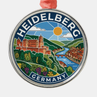 Heidelberg Kasteel Duitsland Metalen Ornament