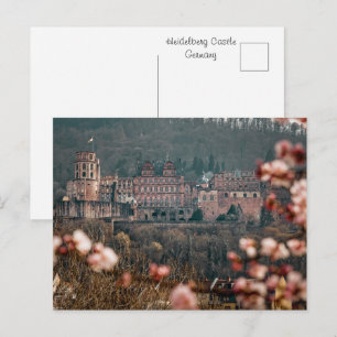 Heidelberg Kasteel Lente Romantisch Duitsland Briefkaart