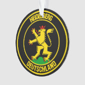 Heidelberg Round Emblem Ornament (voorkant)