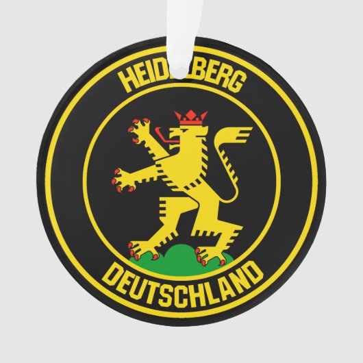 Heidelberg Round Emblem Ornament (voorkant)