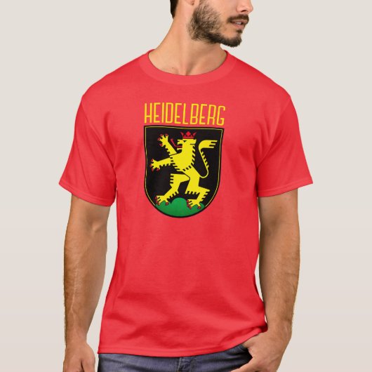 Heidelberg wapen - DUITSLAND T-shirt (Voorkant)