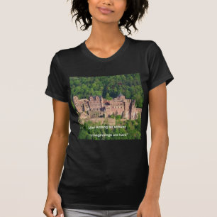 Heidelbergse Kasteel In het Duits & Duits gezegde T-shirt
