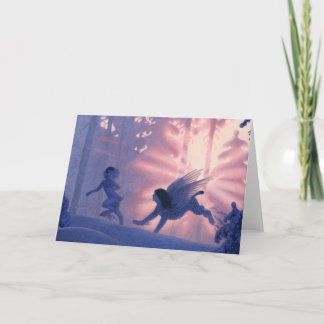 Heidense Kerstmis Feestdagen Kaart