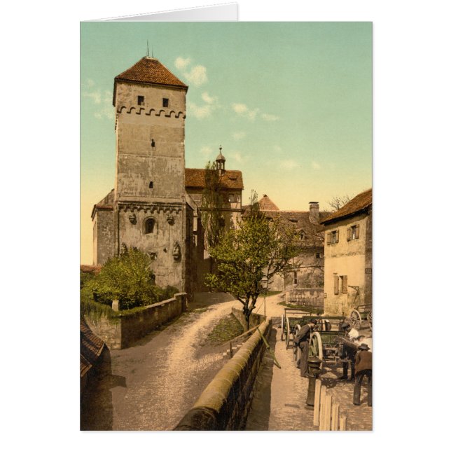 Heidenturm, Nuremberg, Beieren, Duitsland (Voorkant)