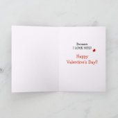 Heidi Happy Rottweiler-Valentijnsdag Feestdagen Kaart (Binnen)