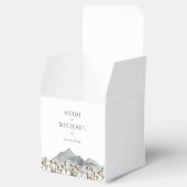 HEIDI Muted Tone Boho Wildflower Bruiloft Bedankdoosjes (Geopend)