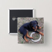 Heidi Rottweiler "Innocent" Button (Voorkant /achterkant)