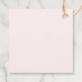 HEIDI Roze Aardbei Meisje Baby shower Dank u Bedankjes Labels (Achterkant)