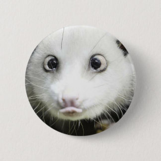 Heidi The Cross Eyed Opossum Ronde Button 5,7 Cm