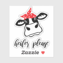 Heifer alsjeblieft laptop sticker