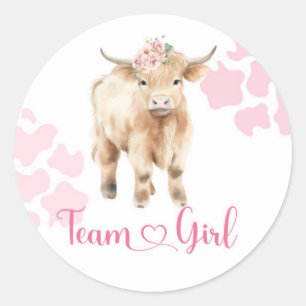 Heifer of Bull Koe Team Girl Sticker