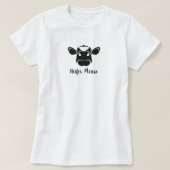 Heifer S'Il Vous Plaît Cow T-Shirt (Design devant)