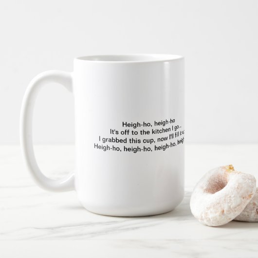 Heigh-ho-Mok Koffiemok (Met donut)