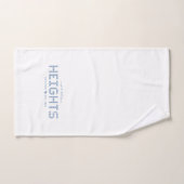 Heights Tile, Blue Tile, Houston Heights (Serviette à main)