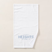 Heights Tile, Blue Tile, Houston Heights Handdoek (Handdoek)