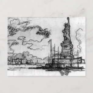 Heil Amerika - Joseph Pennell - 1908 Briefkaart