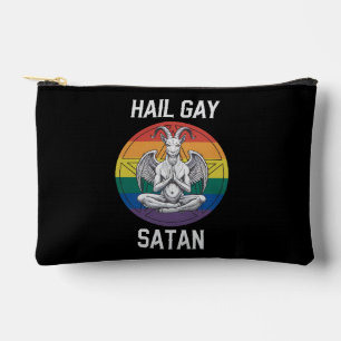 Heil Gay Satan Grappige Goth Gotische Geit LGBTQ Etui