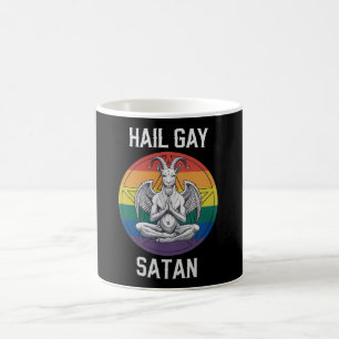 Heil Homoseksuele Satan Grappige Gothische Gotisch Koffiemok