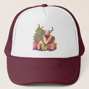 Heiland koeien en landelijke kussen trucker pet