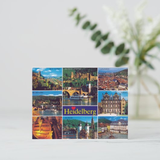 Heildelberg - carte postale (Debout devant)