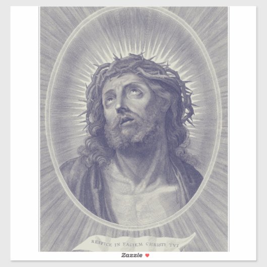 Heilig Aanschijn van Jezus Sticker (Vel)