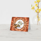 heilig ben aanmoediging kaart (Gele Bloem)