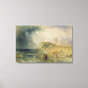 Heilig eiland, Northumberland, c.1820 (olie op het Canvas Afdruk