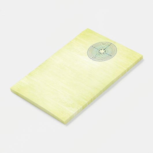 Heilig Geometrie Symbool - Chartres Labyrint 1 Post-it® Notes (Schuin)