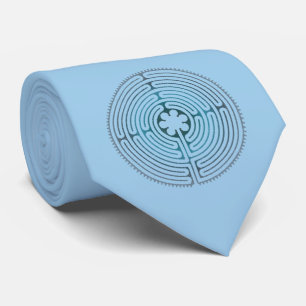 Heilig Geometrie Symbool - Chartres Labyrint 1 Stropdas