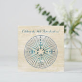 Heilig Geometriesymbool - Chartres Labyrint 1 Kaart (Staand voorkant)