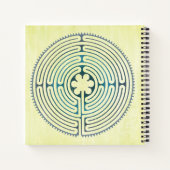 Heilig Geometriesymbool - Chartres Labyrint 1 Notitieboek (Achterkant)